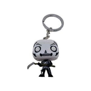 Fortnite Skull Trooper Funko Pocket POP Keychain 2018 Keyring Bagtag Zipper Pull